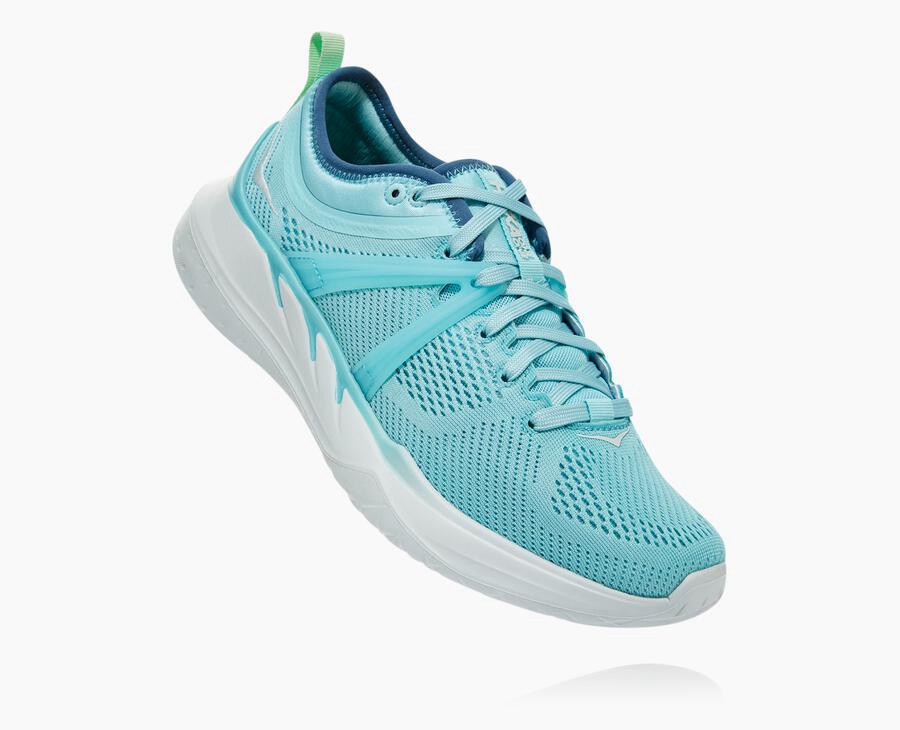 Tenis Hoka One One Mujer Azules/Blancos - Tivra - MPWQ96210